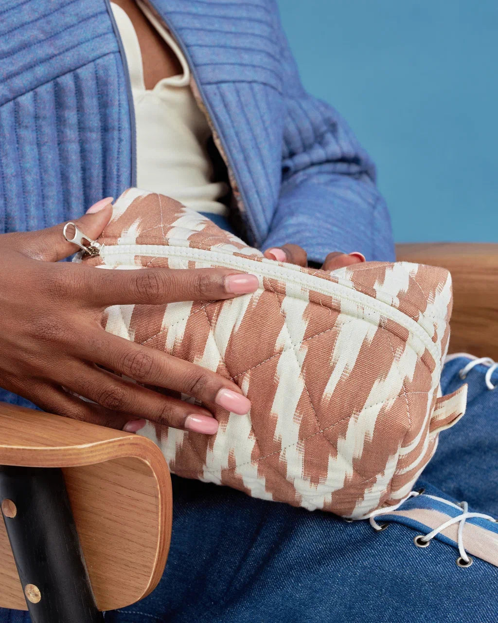 IKAT cosmetic bag